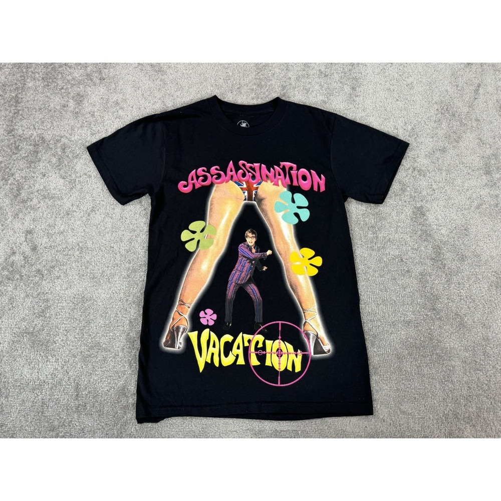 Drake Shirt Mens Small Black Assassination Vacation Austin Powers 2019 Tour EU